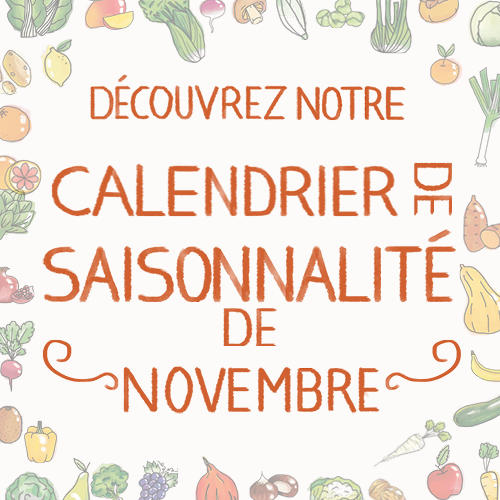 Fruits & légumes : le calendrier de saisonnalité de Novembre 2021, selon Biocoop